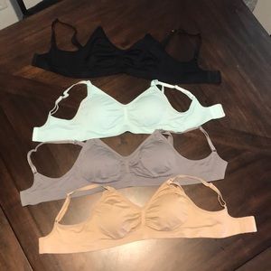 Bundle of 4 Motherhood Maternity nursing bras